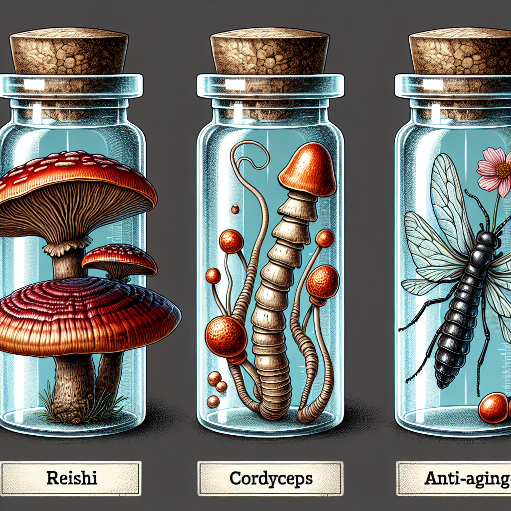 Mushroom Supplements: Reishi, Cordyceps, and Anti-Aging