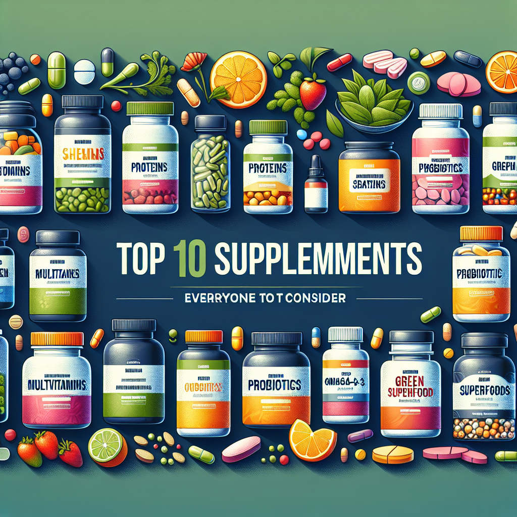 Top 10 Supplements Everyone Should Consider