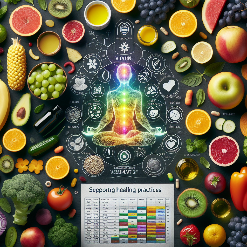 Supporting Healing Practices with the Right Vitamin Intake