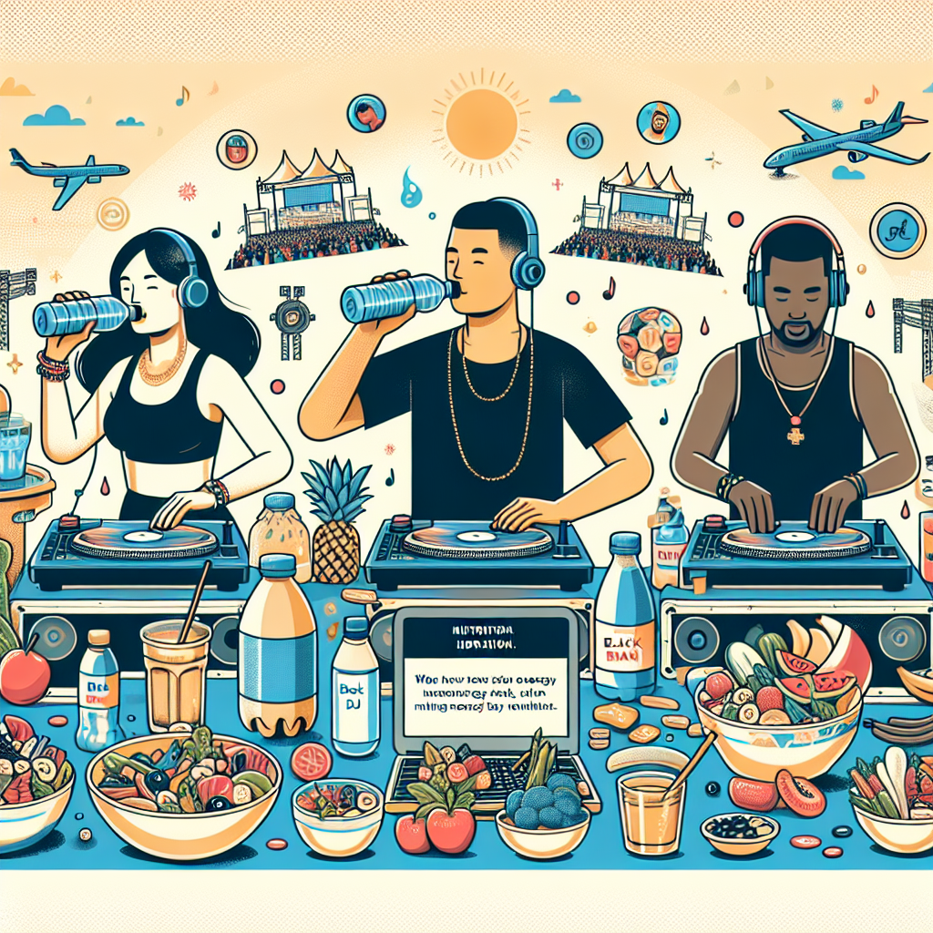 Music Festivals: Nutrition and Hydration for DJs