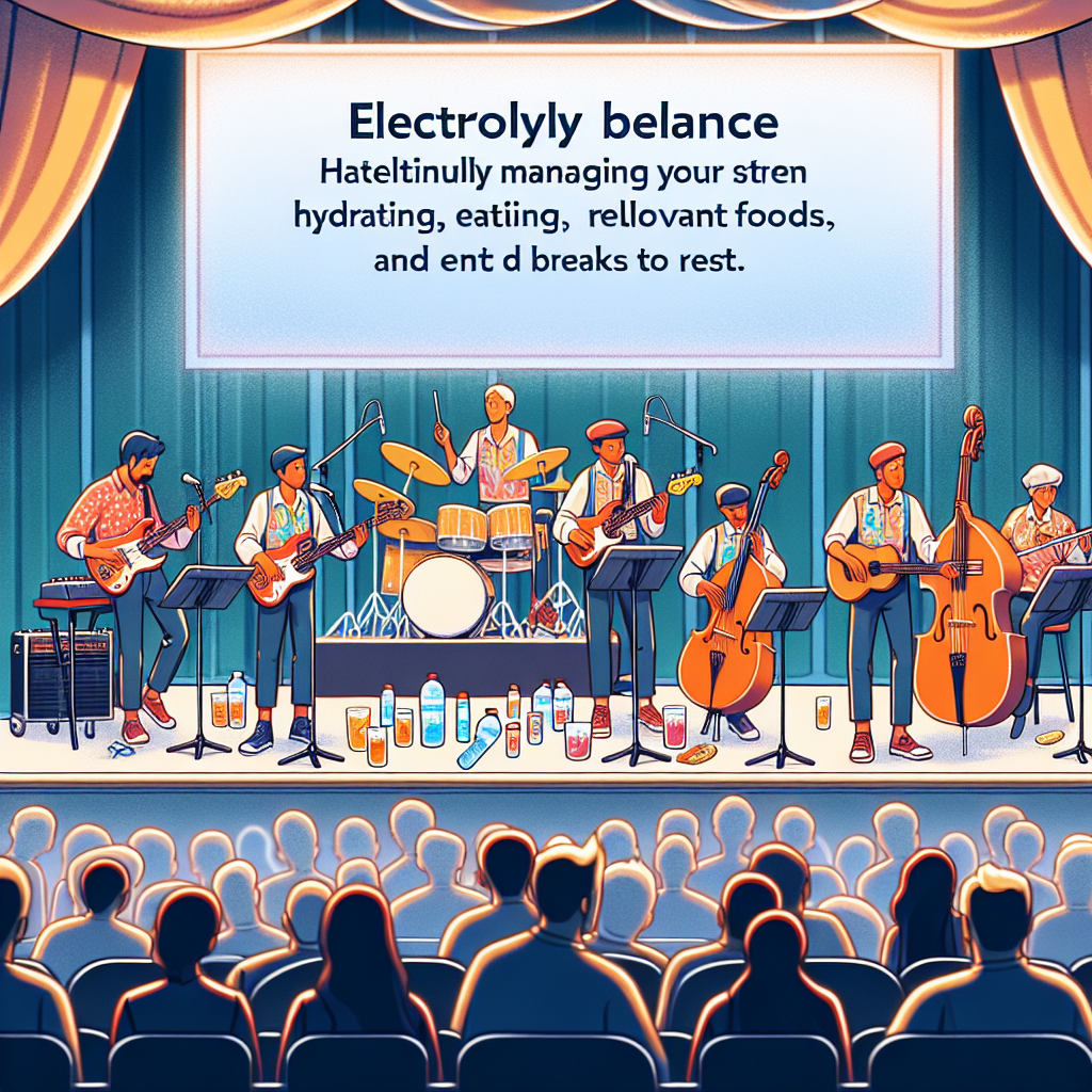 Electrolyte Management Strategies for Musicians on Stage