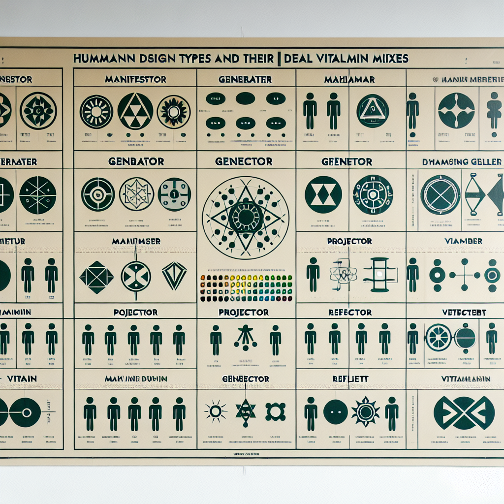 Using Human Design to Identify Your Ideal Daily Vitamin Mix