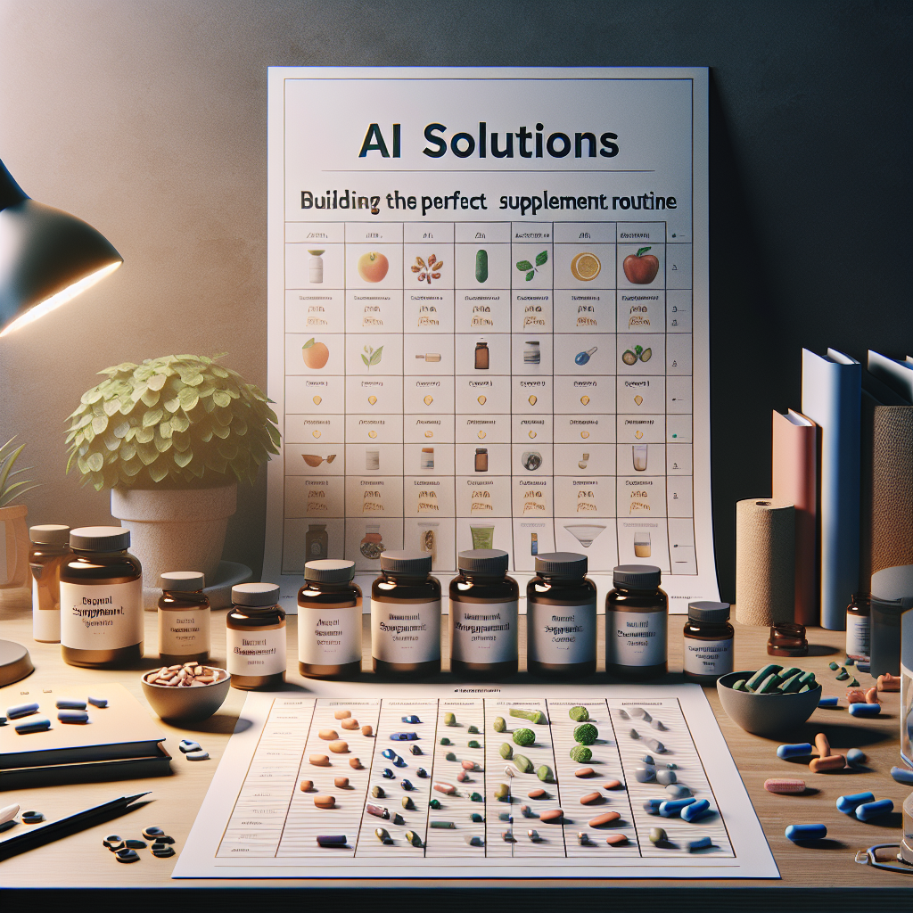 AI Solutions: Building the Perfect Supplement Routine