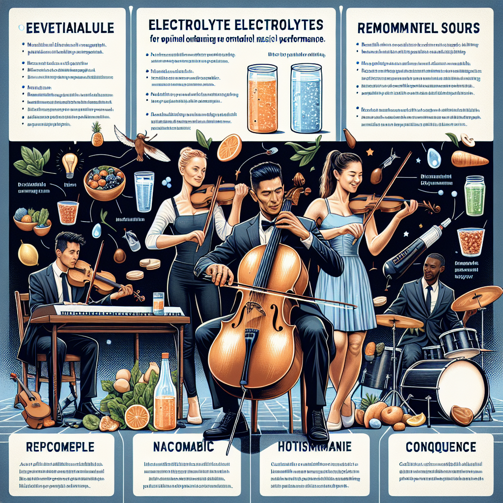 Electrolyte Management for Optimal Musical Performance