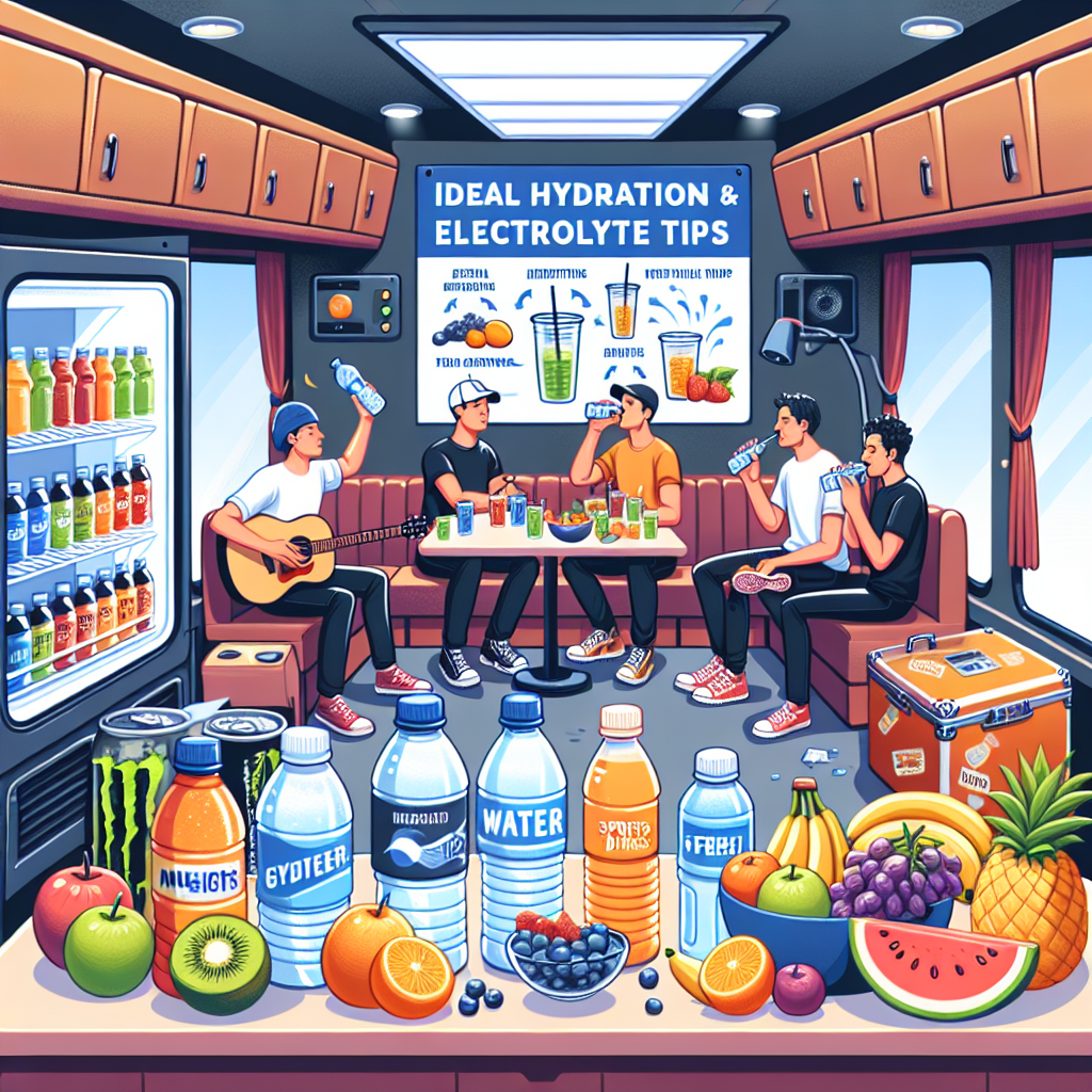 Ideal Hydration and Electrolyte Tips for Musicians on Tour